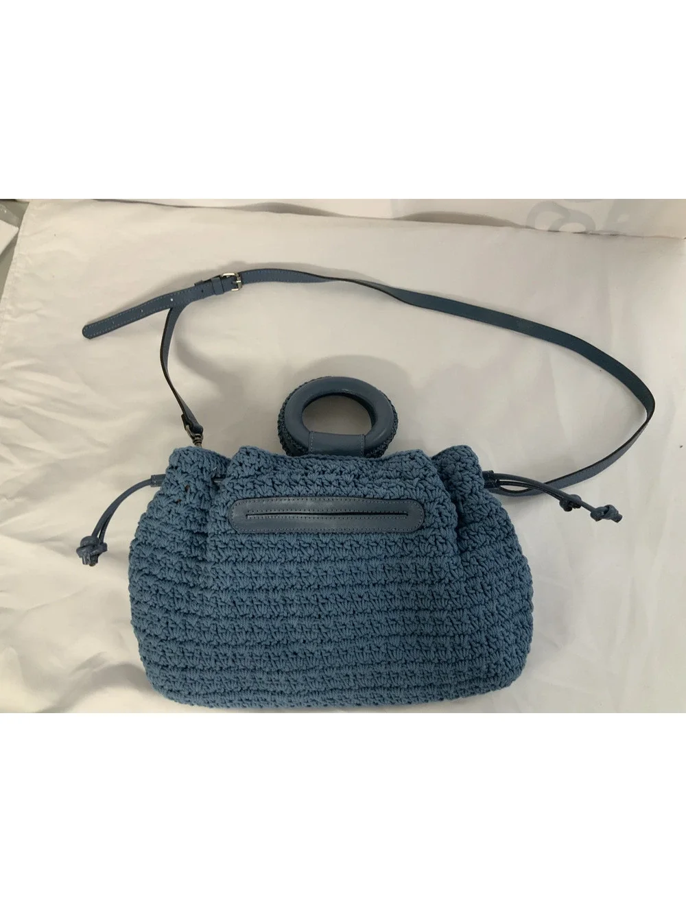 Patricia Nash Carlina butterfly crochet satchel w/ crossbody